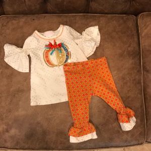 Bonnie Jean baby pumpkin fall set